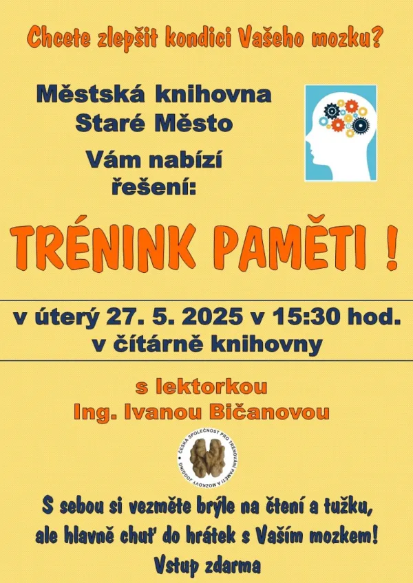 Plakát – Tréning paměti