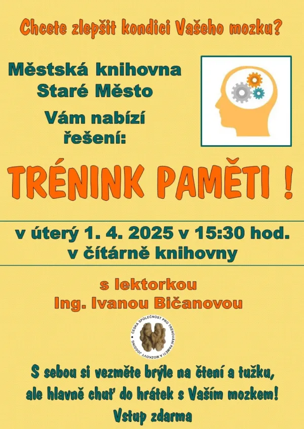 Plakát – Trénink paměti
