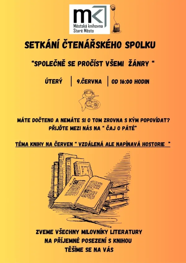 Plakát – Setkání čtenářského spolku
